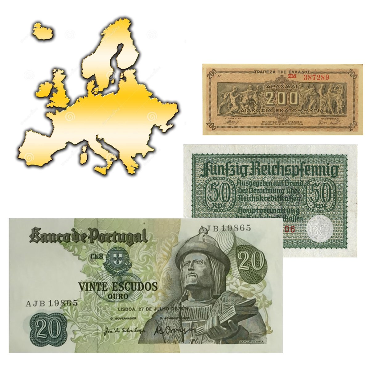Европа - Банкноты